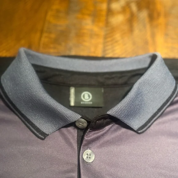 BOGNER🖤🩶 Ombré polo shirt size Medium Excellent Used Condition - Picture 4 of 7